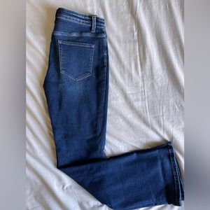 Vervet blue high-rise flare NWOT dark blue size 29